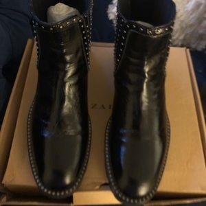 Zara Black Ankle Boots